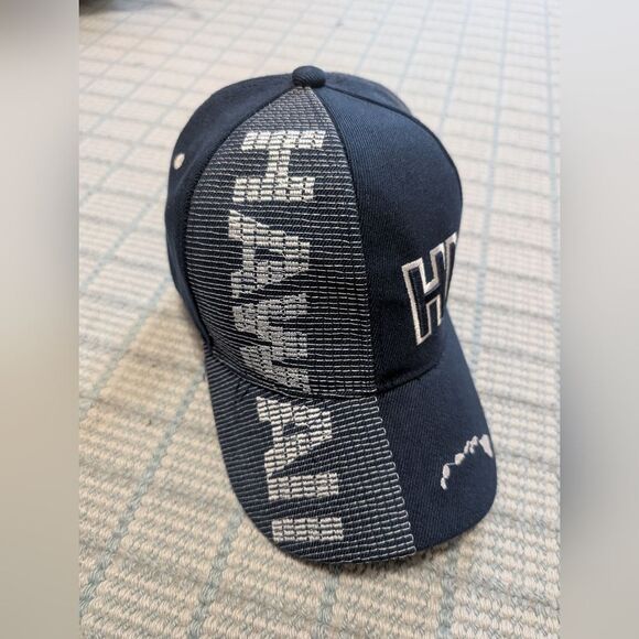 Hawaii Blue and White Cap Sport Adjustable New Island Hat Baseball - Picture 2 of 5